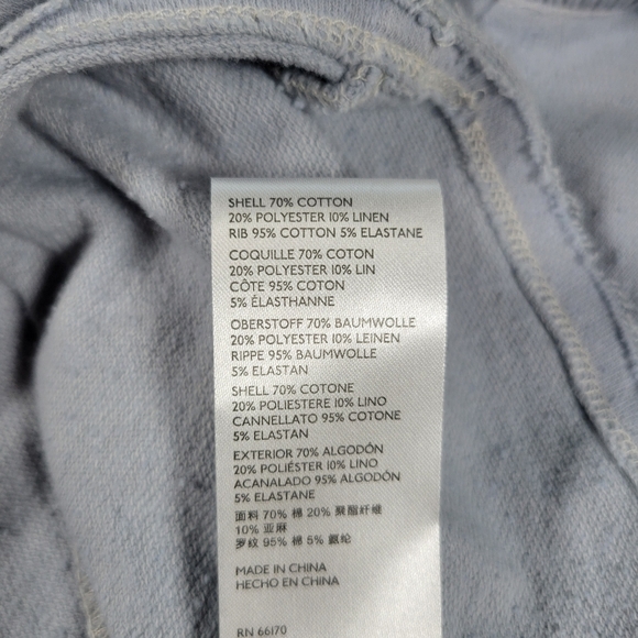 Anthrpologie Pilcro Top Womens S Blue Slub Knit Sleeveless Ruffle Pullover Shirt - Picture 7 of 9